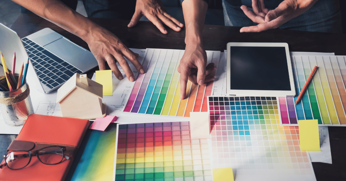 Graphic design in web